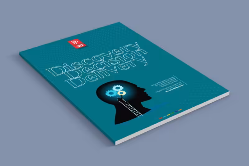 Printed brochure designed by S2F
