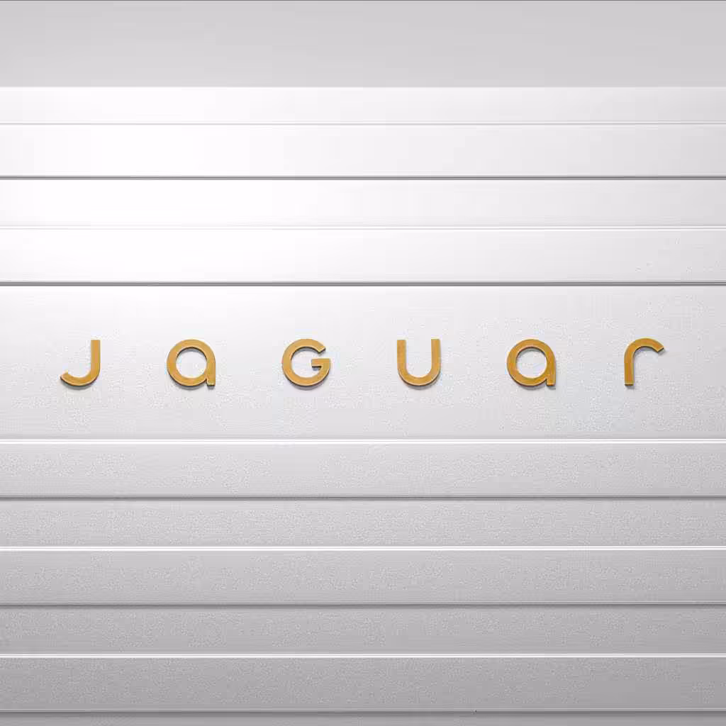 The new Jaguar's rebrand logo