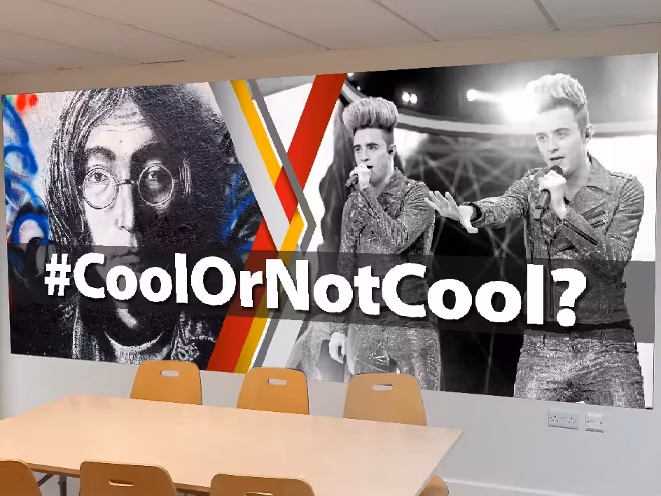 Creativity in marketing - wall art installation fully designed and managed by M4M